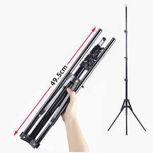 Soporte de trípode de fotografía ligera Soporte de trípode de vídeo de foto portátil de 1,8 <span class=keywords><strong>metros</strong></span> <span class=keywords><strong>para</strong></span> Speedlight Flash Softbox Paraguas Cámara de luz - Product Image 1