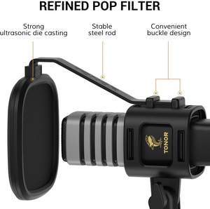 Microphone à condensateur cardioïde TONOR TC30 2025 pour PC PS4 <span class=keywords><strong>PS5</strong></span> avec trépied - Product Image 3