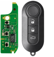 Clé de voiture à distance pour Fiat 433 MHz ASK avec puce Delphi BSI 5100 et Marelli BSI 7946AT, ID FCC RX2TRF198, clé intelligente automobile
