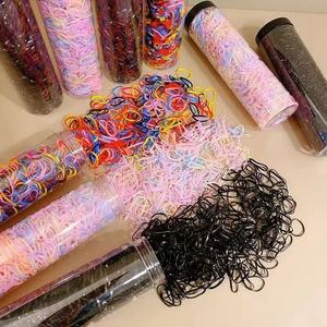 Accueil Coiffure Cheveux Élastique Mignon Coloré Jetable Cheveux Élastiques pour Enfants Facile à Utiliser Cheveux Fournitures - Product Image 1