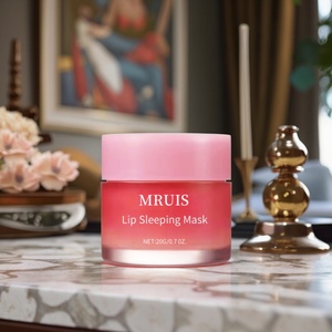 Masque de nuit pour les lèvres en gros, marque privée, 20 g, masque de soin pour les lèvres de nuit pour nourrir, hydrater, réparer les lèvres sèches et exfolier - Product Image 6