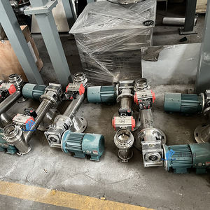 Alimentador de tornillo de escamas de plástico de acero inoxidable 304/316L, transportador de tornillo helicoidal para hormigón - Product Image 6