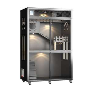 Maison pour chat d'intérieur en bois massif trois étages <span class=keywords><strong>Cat</strong></span> Luxury - Product Image 5