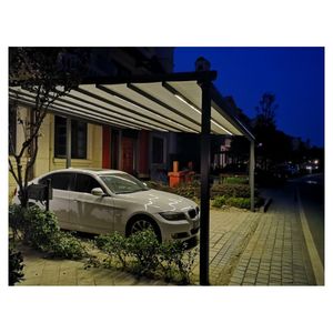 Pérgola Bioclimática Eléctrica de Lujo para Jardín, Moderna, con <span class=keywords><strong>Techo</strong></span> de Aluminio, Gazebo Impermeable en Oferta, para Exteriores, <span class=keywords><strong>3x4</strong></span> 4x4 - Product Image 5