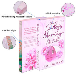 Sprayed Edge High Quality Custom Book Printing Service Colorful Patterns <b>Red</b> Foil Stamping Offset Paperback Book Type - Product Image 4