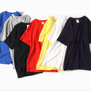 Unisex Plain T Shirt for Printing Cotton Short Sleeve Basic Design Blank Tee High Quality for Promotion