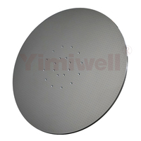 Table à ventouse ronde réglable, plateforme circulaire en nid d'abeille en aluminium pour équipement d'impression non standard