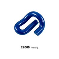 E2009 Clip de rail élastique, pince de tension ferroviaire, barre à ressort pour voie ferrée, système de fixation pour traverses en béton