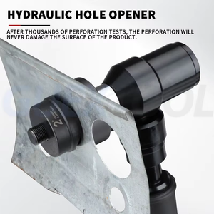 Cable <b>Puller</b> Hydraulic Conduit Bender Rechargeable Hole Puncher Straight Handle Electric Punch Tool With Multiple Dies - Product Image 6