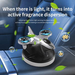 Auto di vendita calda <span class=keywords><strong>deodorante</strong></span> rotante ad energia solare <span class=keywords><strong>deodorante</strong></span> per auto Design <span class=keywords><strong>aereo</strong></span> profumo olio profumo diffusore di tipo liquido - Product Image 4