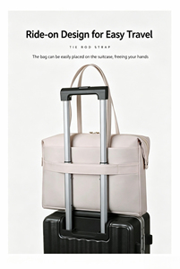 Bolsa de Viaje y Negocios de Tela Oxford Resistente para Mujer, <span class=keywords><strong>Aptus</strong></span>, Moderna, Gris, para Portátil, de Gran Capacidad, Bolso de Hombro - Product Image 4