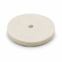 Roue de polissage en feutre de 26 mm, lot de 6 tampons de polissage pour le polissage du métal, du plastique, du fer, de la pierre, du verre, de la céramique