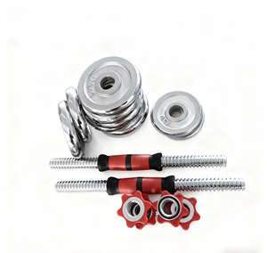 Bán Buôn Có Thể Điều Chỉnh 15Kg Xách Tay Cao Chrome Quả Tạ Thiết Lập Tùy Chỉnh Màu Sắc Bền Thép Không Gỉ Quả Tạ Cho Chuyên Nghiệp - Product Image 3