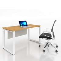 BERSON bureau table de lecture d'ordinateur pieds de table en acier bon marché cadre de bureau à siège unique