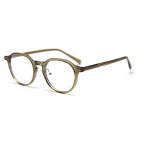 Marco de anteojos Vintage Unisex de moda para hombre Tr90 marcos de anteojos 2025 gafas de diseñador hombres marcos de anteojos redondos
