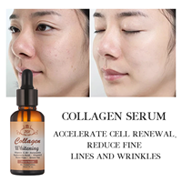 Sérum de lifting facial original en marque propre, soin de la peau coréen, lissant, anti-âge, sérum pour le visage au collagène avec acide hyaluronique