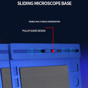 Imat Pro Base en alliage d'aluminium universel coulissant réparation de téléphone portable <span class=keywords><strong>Microscope</strong></span> plate-forme de travail mécanicien Maintenance Pad - Product Image 5