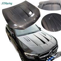Couvercle de capot moteur en carbone AR pour Mercedes-Benz GLC W254 X254 2022+ Kits de carrosserie aérodynamique Pièces automobiles Accessoires de voiture