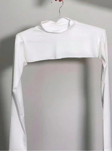 Penutup Lengan Panjang Katun Modal Anti Silau Sharut untuk Wanita, Model Kerah Tinggi, Bahan Stretch, Konservatif, untuk Aktivitas Luar Ruangan - Product Image 4