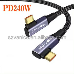 Codo <span class=keywords><strong>doble</strong></span> tipo <span class=keywords><strong>C</strong></span> a tipo <span class=keywords><strong>C</strong></span> PD 240W línea de carga rápida 1M teléfono Cabos <span class=keywords><strong>USB</strong></span>-<span class=keywords><strong>c</strong></span> <span class=keywords><strong>Cable</strong></span> Para Celular Kabel Data Cabo 100W <span class=keywords><strong>Cable</strong></span> DE LA <span class=keywords><strong>USB</strong></span>-<span class=keywords><strong>C</strong></span> - Product Image 3