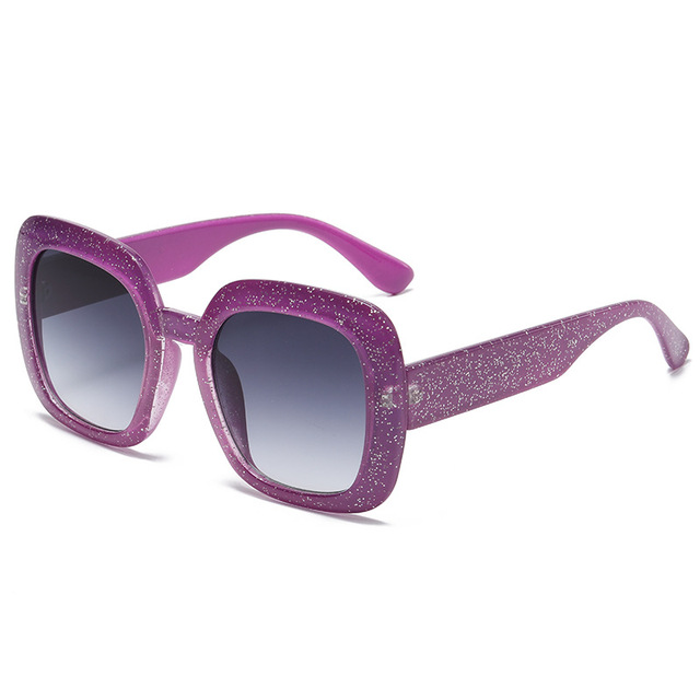 Premium Oversized Frame UV400 Protection PC Lenses Full Rim Square Unisex Vintage Fashion Sunglasses Outdoor