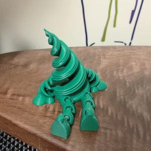 <b>Plastic</b> 3D <b>Printed</b> Christmas Tree Ornament - Product Image 2