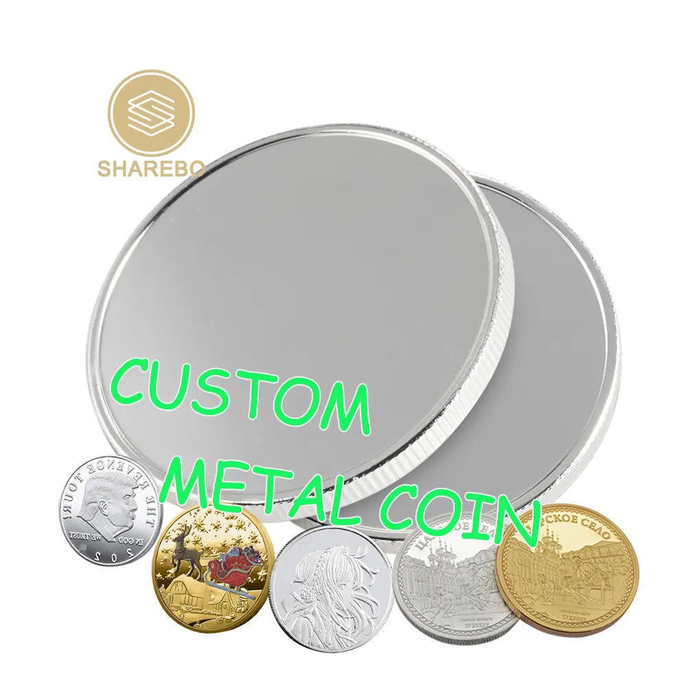 Koin perak produsen koin logam 3d us presse couper aluminium coin ryd