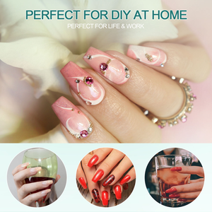 <span class=keywords><strong>Nailpop</strong></span> เล็บอะคริลิคทรงโลงทรงก่อน120ชิ้นแบบครึ่งด้านคลุมทั้งหมด12ขนาดปลายเล็บเจลแบบนิ่มออกแบบสไตล์สำหรับนิ้ว - Product Image 6