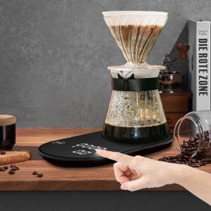 Balance de cuisine rechargeable Balance électronique Balance intelligente pesant 3kg LED Balance à café - Product Image 5