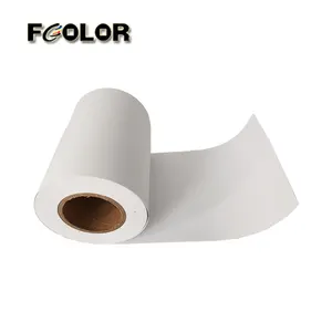 FCOLOR LP210 กระดาษกาวฉลากสติกเกอร์พิมพ์โลโก้ที่กําหนดเองกระดาษฉลากสีขาว