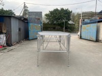 Plateforme de scène modulaire en aluminium, scène portable à hauteur réglable pour concert, mariage, spectacle