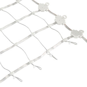 SHIJI DC12V P100mm 1M * 1M 100Leds 5MM Misty Dot Clear Wire Fairy Smart Cortina Luz Boda Navidad Smart LED Cortina Luz - Product Image 3