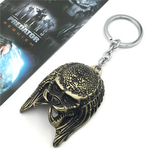 Porte-clés Hot <span class=keywords><strong>Movie</strong></span> The <span class=keywords><strong>Predator</strong></span> AVP Alien <span class=keywords><strong>Predator</strong></span> en alliage, pendentif pour hommes et femmes, accessoires de chaînes à clés - Product Image 2