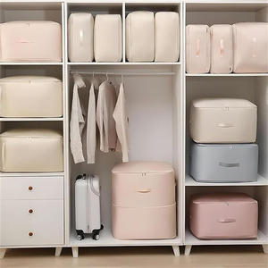 Large Capacity <b>Storage</b> Bag Travel Use Heavy Duty Moving Bags for Comforters Blankets Bedding <b>Clothes</b> Space Saver Bags - Product Image 5