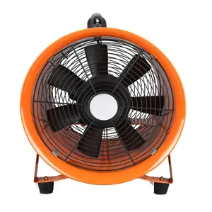 heavy duty 12inch industrial confined space utility portable air blower tunnel ventilation extractor fan for mine