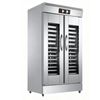 Armoire de fermentation commerciale à 32 plateaux, contrôle mécanique, isolation en mousse, pour pain et pains vapeur
