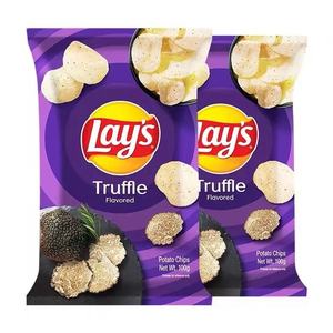 Papas Fritas Exóticas al por Mayor, Papas Fritas Taiwanesas, Papas Fritas <span class=keywords><strong>Lays</strong></span>, Sabor a Trufa Negra, 100g/bolsa - Product Image 1