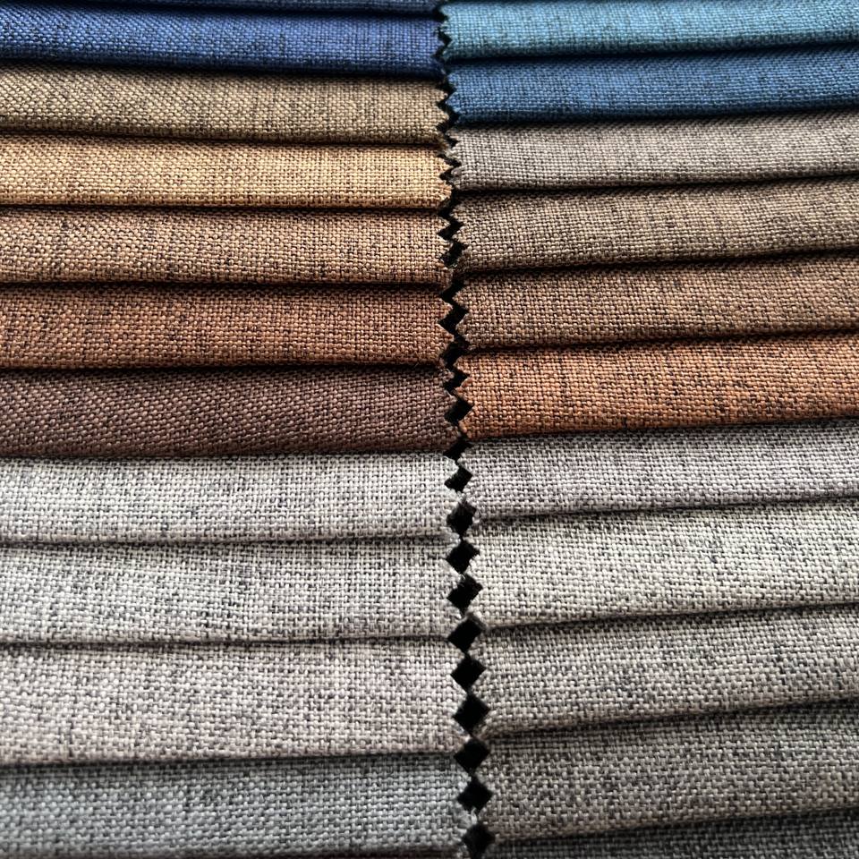 Fresh Look at Lightweight Textured Linen Upholstery Fabric For Sofa And Furniture