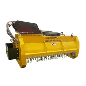 Conversion d'excavatrice en tondeuse à gazon, taille-haie, débroussailleuse, broyeur d'arbres pour autoroute - Product Image 4