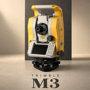 เครื่องวัดมุม Trimble M3 DR Total Station ความแม่นยำ 2 วินาที อุปกรณ์สำรวจระยะ 5000 เมตร พร้อมปริซึมขยาย 30 เท่า สำหรับงานสำรวจที่ดิน - Product Image 1