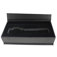 Boîte d'emballage rigide magnétique personnalisée pour montre, avec doublure en éponge, pour accessoires de montre connectée et de téléphone portable, boîte cadeau de luxe de haute qualité