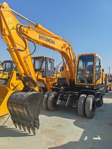 Excavatrice d'occasion Hyundai R150w-9 150w-7 150w 150wvs, Chargeuse sur pneus, Corée, 15 tonnes, avec grappin et attache rapide, Machines de terrassement - Product Image 2