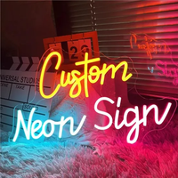 Enseigne néon rétroéclairée élégante en acrylique LED, lettres lumineuses pour la maison, le bureau, les entreprises, la publicité, utilisation directionnelle, étanche IP65