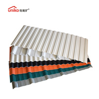 Prix d'usine Panneaux de toit ondulés enduits de couleur de toit en PVC Bardeaux anti-impact Prix Teja Toit en PVC pour maison Entrepôt Usine