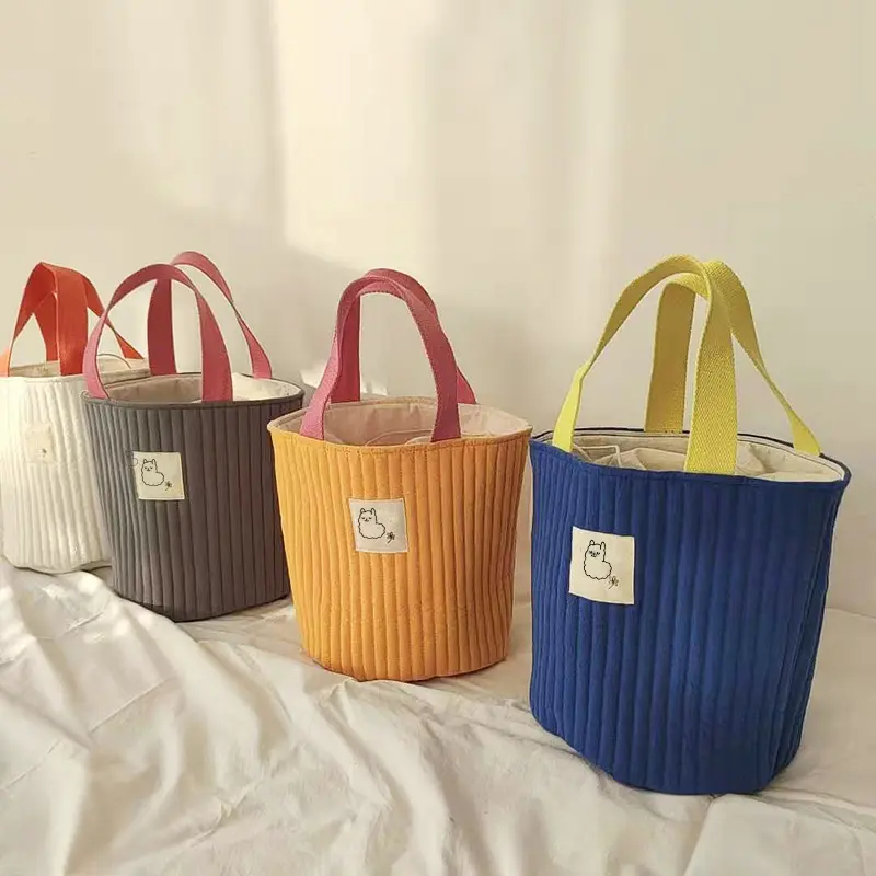 NY 2023 novo design moda meninas ombro bolsa balde inverno acolchoado crianças mamãe saco