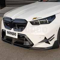 Spoiler de pare-chocs avant en fibre de carbone préimprégnée SOOQOO V2 pour BMW M5 G90 G99 2024+