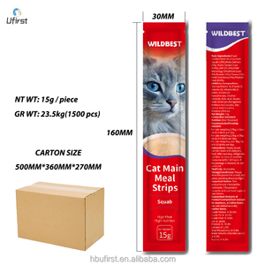 Ufirstpet Çeşitli Organik İnsanlara Uygun Kedi Ödül Çubukları - Farklı Aromalarda Yüksek Proteinli Ödüller Et İçerikli Gıda Güvenli - Product Image 2