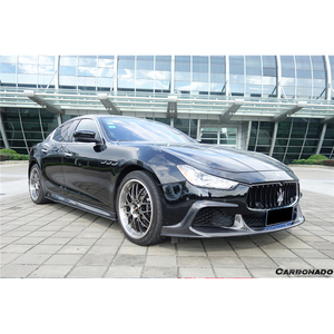 Carbonado EPC phong cách phía trước môi bên váy phía sau khuếch tán và CÁNH LƯỚT gió formaserati Ghibli - Product Image 4