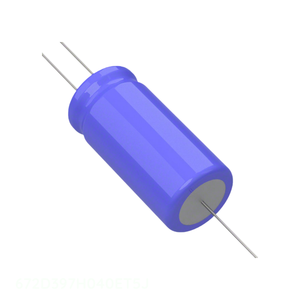ตัวเก็บประจุแบบ Through Hole รุ่น 672D397H040ET5J 390 uF CAP ALUM 390UF 40V RADIAL TH จากผู้ผลิต - Product Image 1