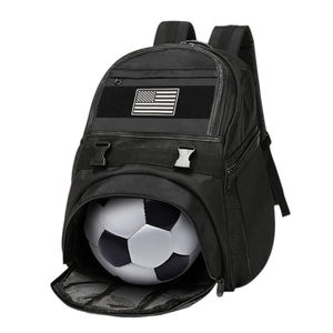 Mochilas deportivas personalizadas de fútbol y baloncesto, fabricante de bolsas de tela Oxford de gran capacidad para ocio al aire libre, personalizadas - Product Image 3
